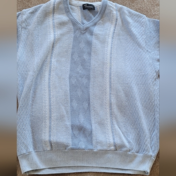 Vintage Tosani (Coogi Style) Knit Sweater - Picture 4 of 14